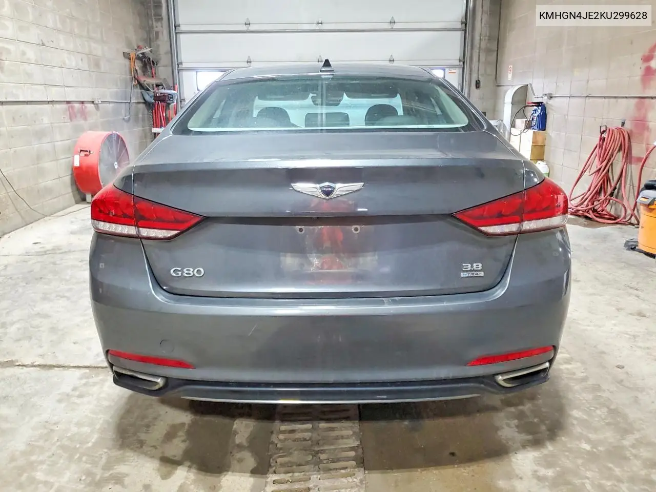 2019 Genesis G80 3.8 VIN: KMHGN4JE2KU299628 Lot: 61904286