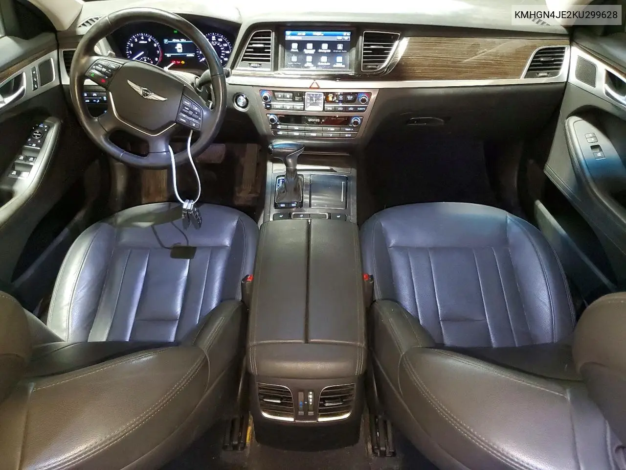 2019 Genesis G80 3.8 VIN: KMHGN4JE2KU299628 Lot: 61904286
