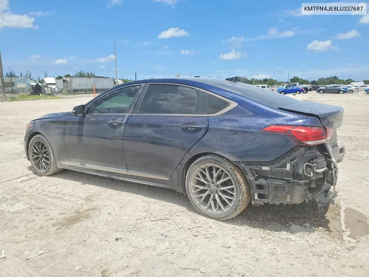 2020 Genesis G80 3.8 VIN: KMTFN4JE8LU337687 Lot: 56402286