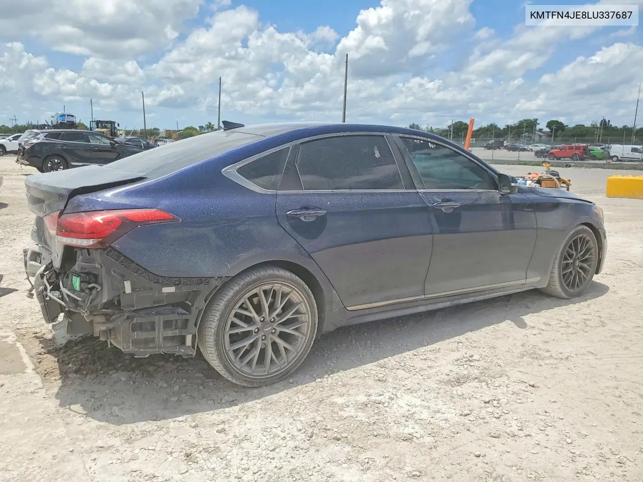 2020 Genesis G80 3.8 VIN: KMTFN4JE8LU337687 Lot: 56402286
