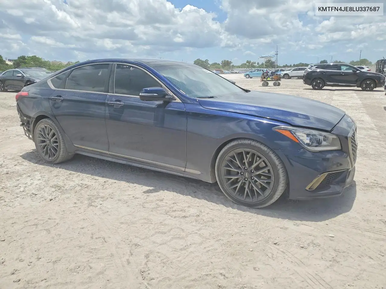 2020 Genesis G80 3.8 VIN: KMTFN4JE8LU337687 Lot: 56402286