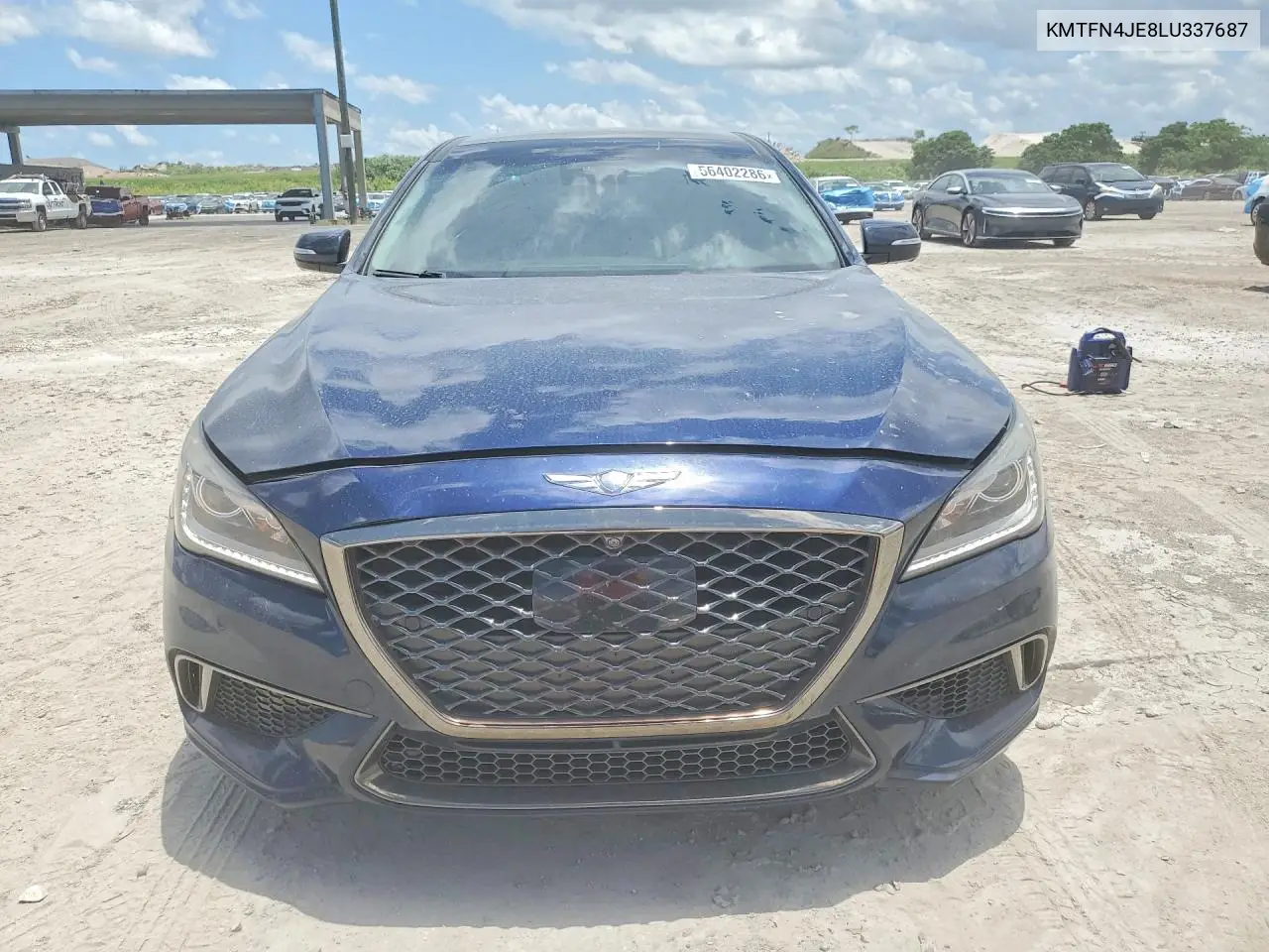 2020 Genesis G80 3.8 VIN: KMTFN4JE8LU337687 Lot: 56402286