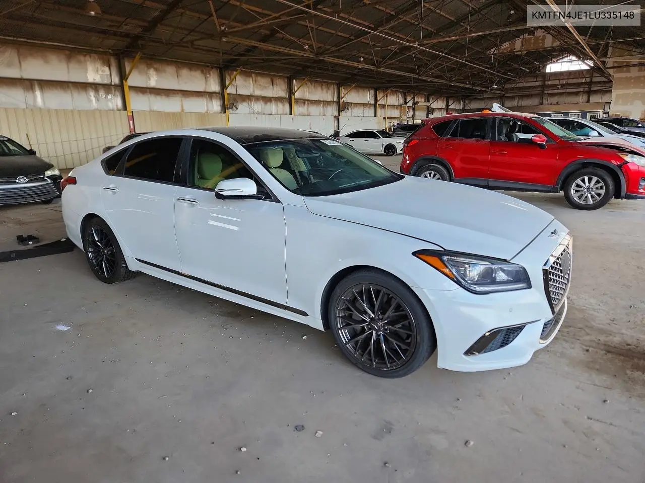 2020 Genesis G80 3.8 VIN: KMTFN4JE1LU335148 Lot: 56680816