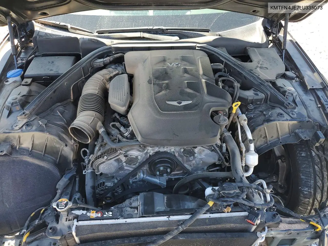 2020 Genesis G80 3.8 VIN: KMTFN4JE7LU335073 Lot: 59105836