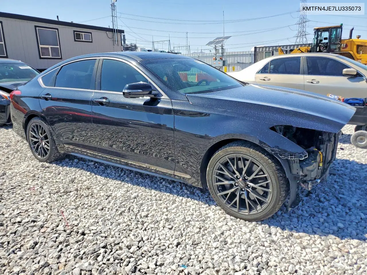 2020 Genesis G80 3.8 VIN: KMTFN4JE7LU335073 Lot: 59105836