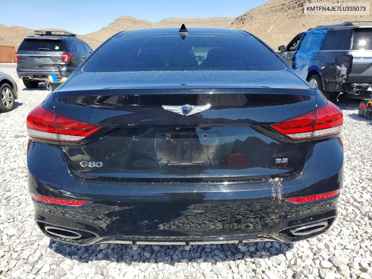 2020 Genesis G80 3.8 VIN: KMTFN4JE7LU335073 Lot: 59105836