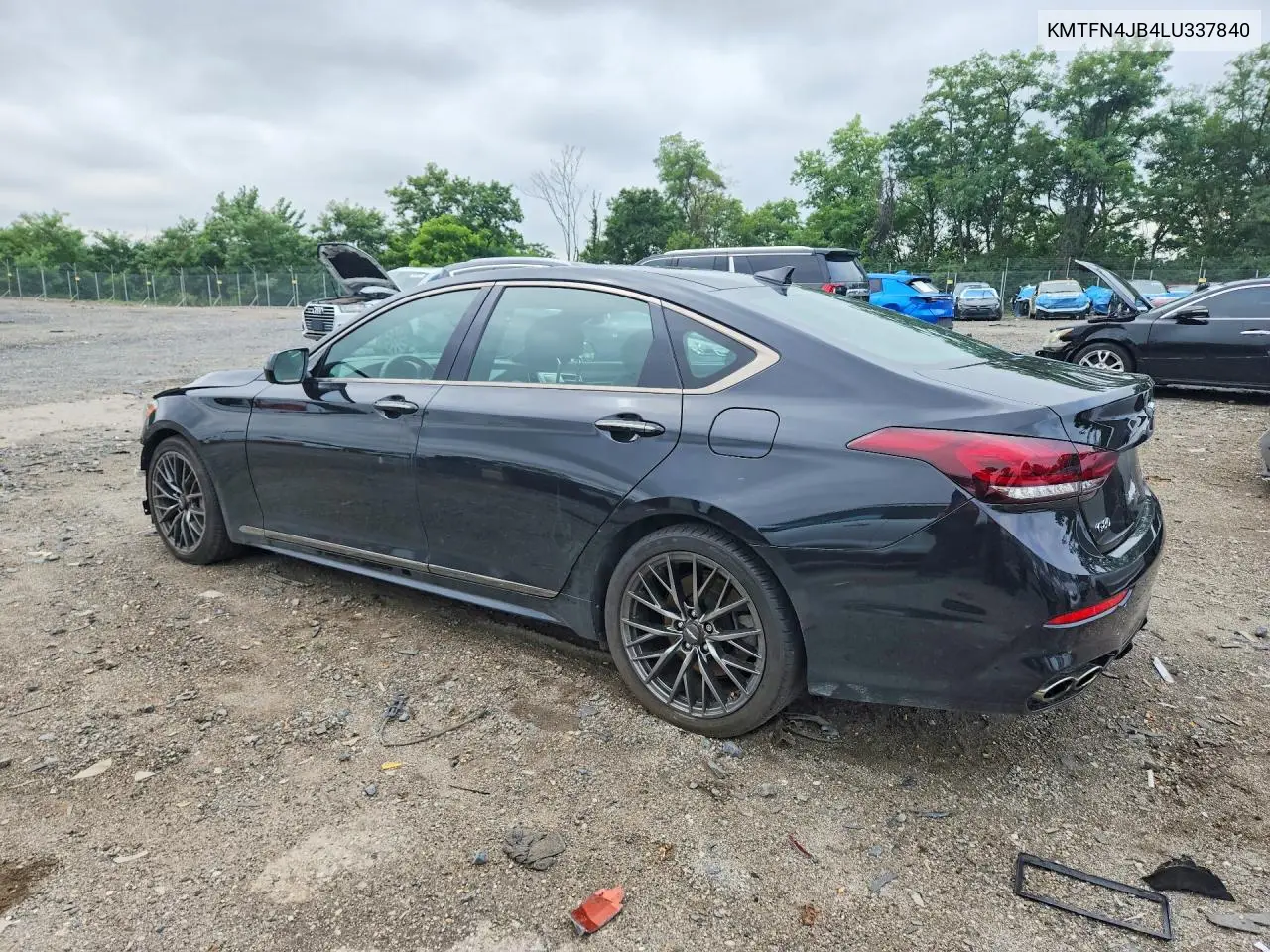 2020 Genesis G80 3.3T Sport VIN: KMTFN4JB4LU337840 Lot: 59193706