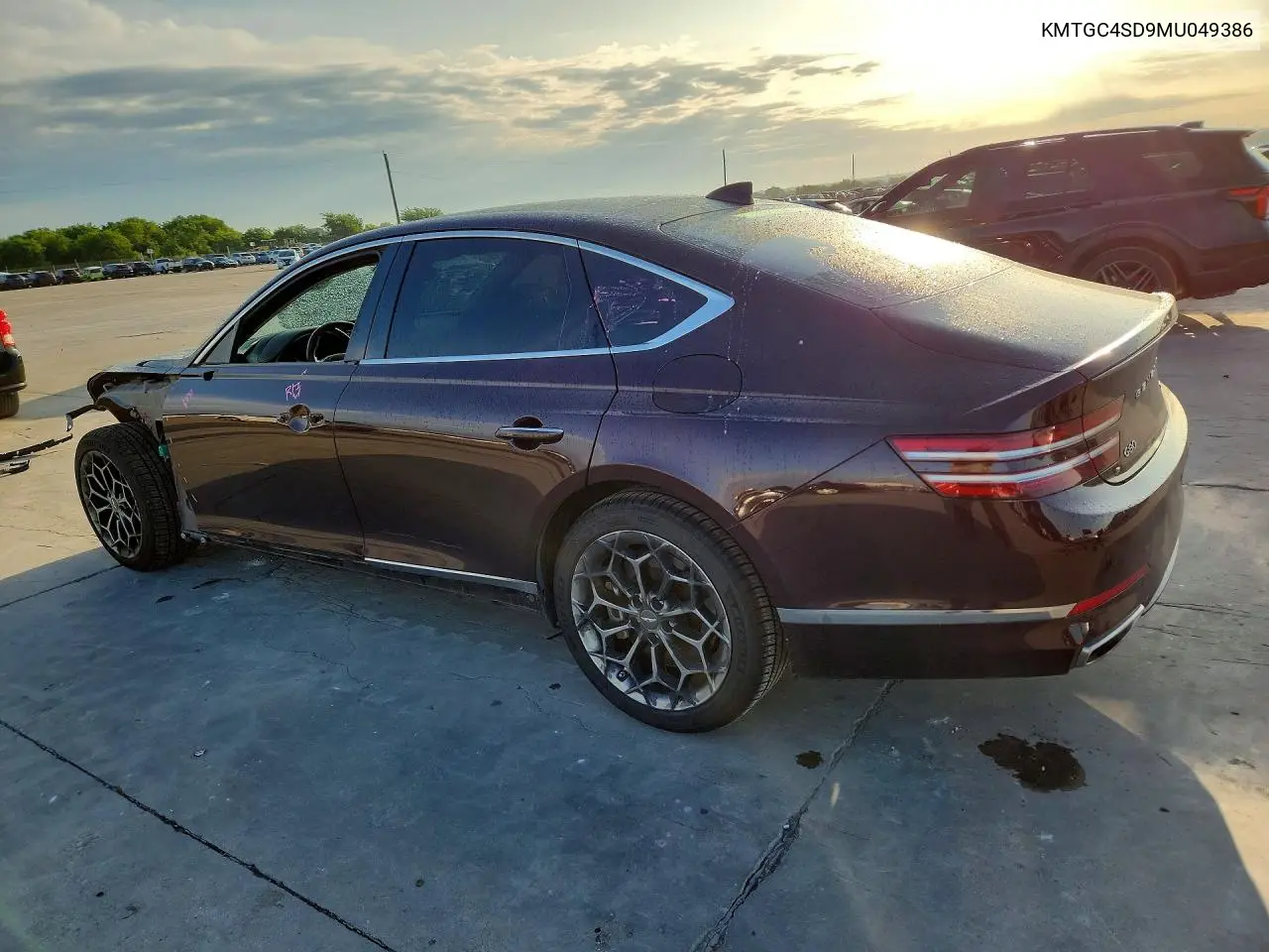 2021 Genesis G80 3.5T VIN: KMTGC4SD9MU049386 Lot: 52478356