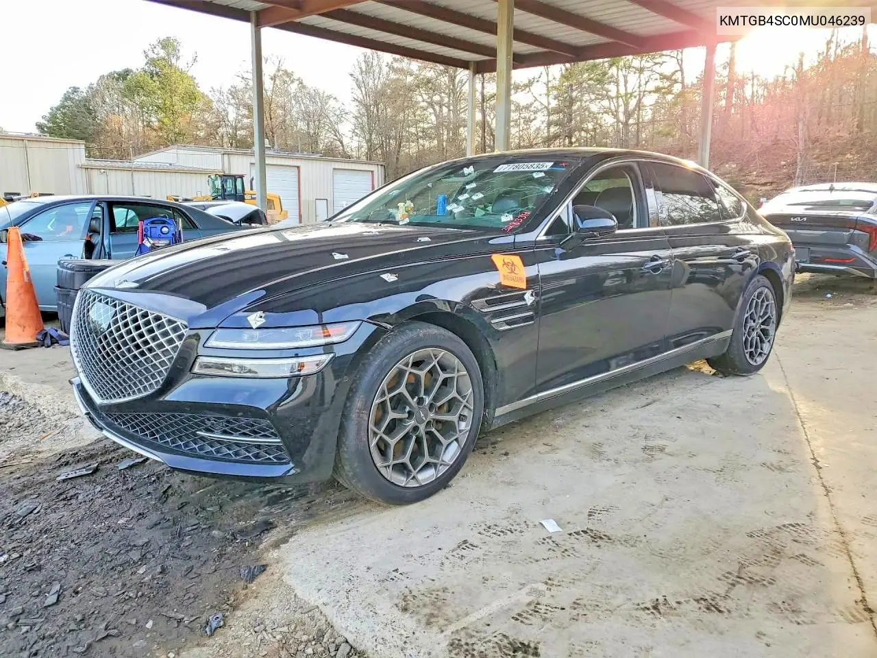 2021 Genesis G80 Base VIN: KMTGB4SC0MU046239 Lot: 77805835
