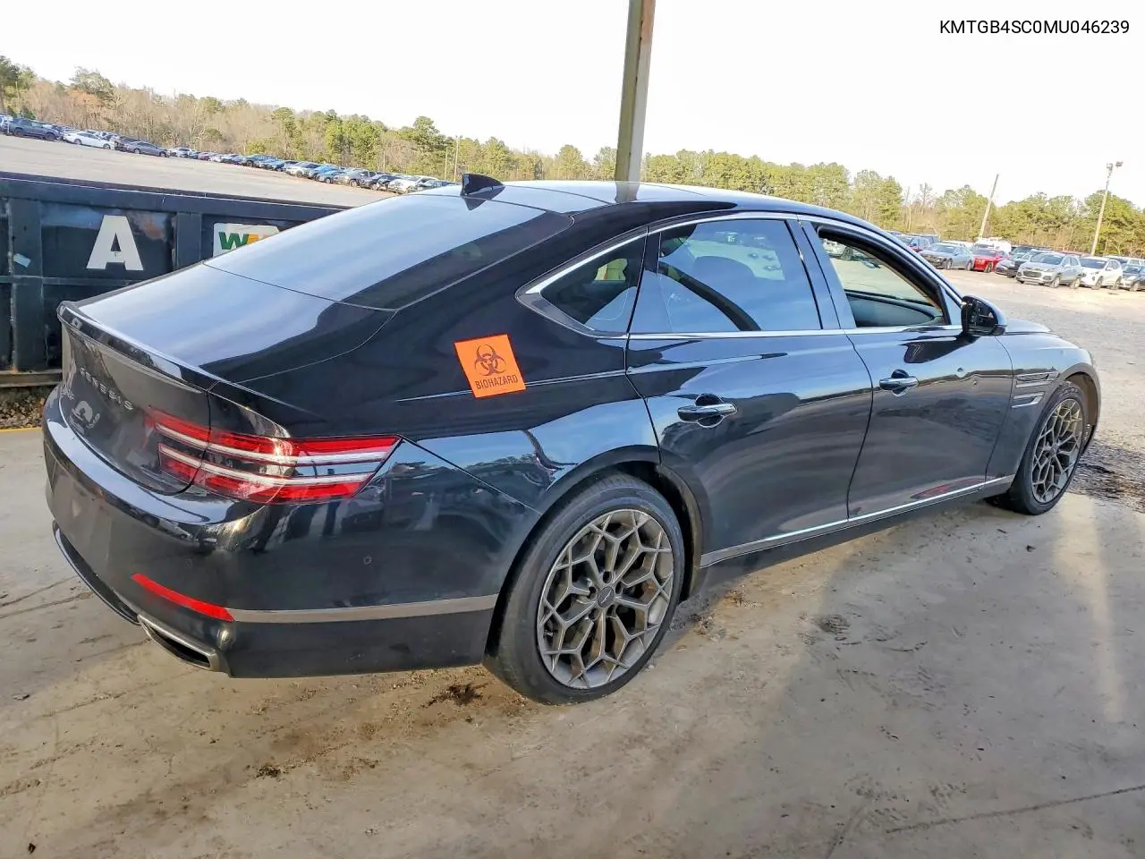 2021 Genesis G80 Base VIN: KMTGB4SC0MU046239 Lot: 77805835