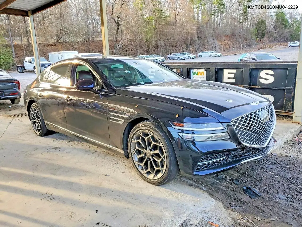 2021 Genesis G80 Base VIN: KMTGB4SC0MU046239 Lot: 77805835