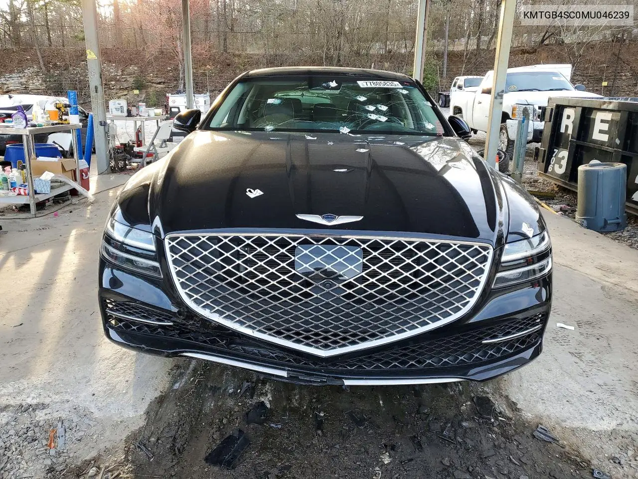 2021 Genesis G80 Base VIN: KMTGB4SC0MU046239 Lot: 77805835