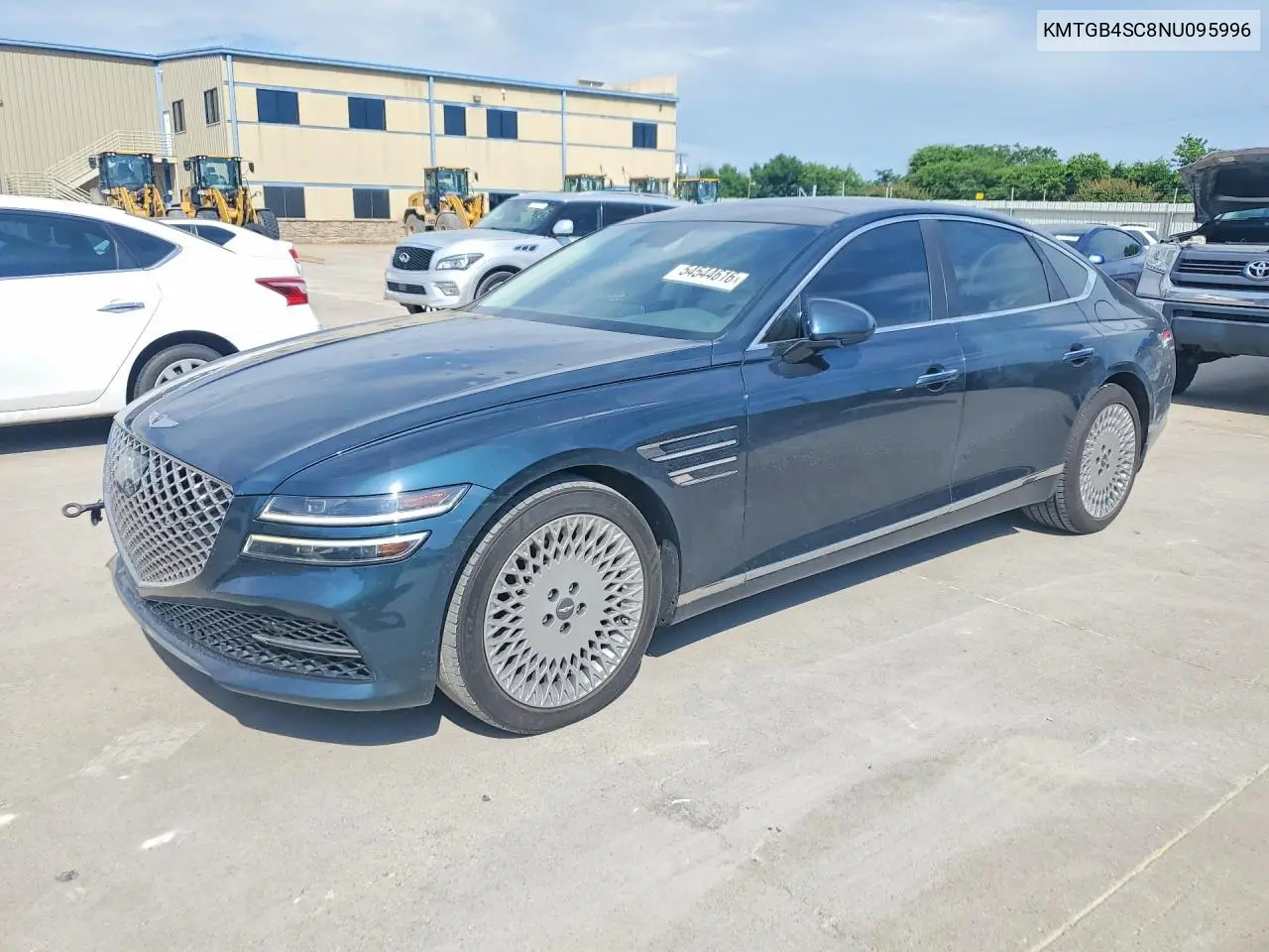 2022 Genesis G80 2.5T VIN: KMTGB4SC8NU095996 Lot: 54544616