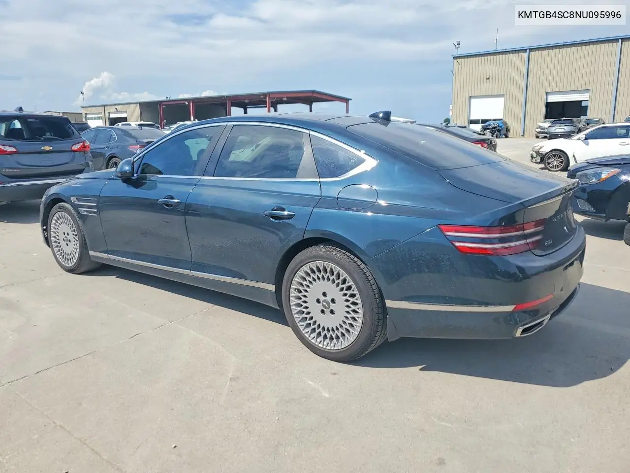 2022 Genesis G80 2.5T VIN: KMTGB4SC8NU095996 Lot: 54544616