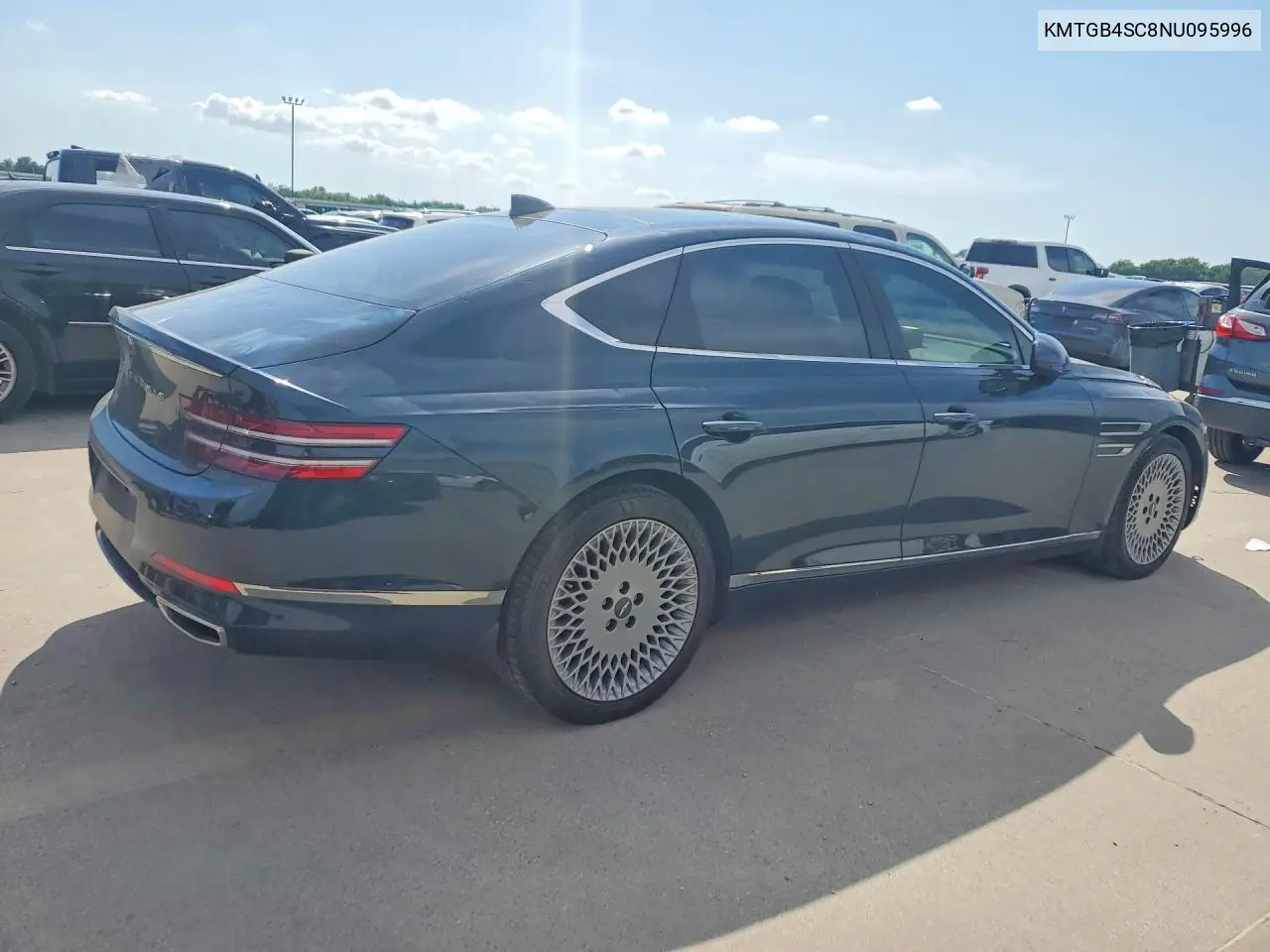 2022 Genesis G80 2.5T VIN: KMTGB4SC8NU095996 Lot: 54544616