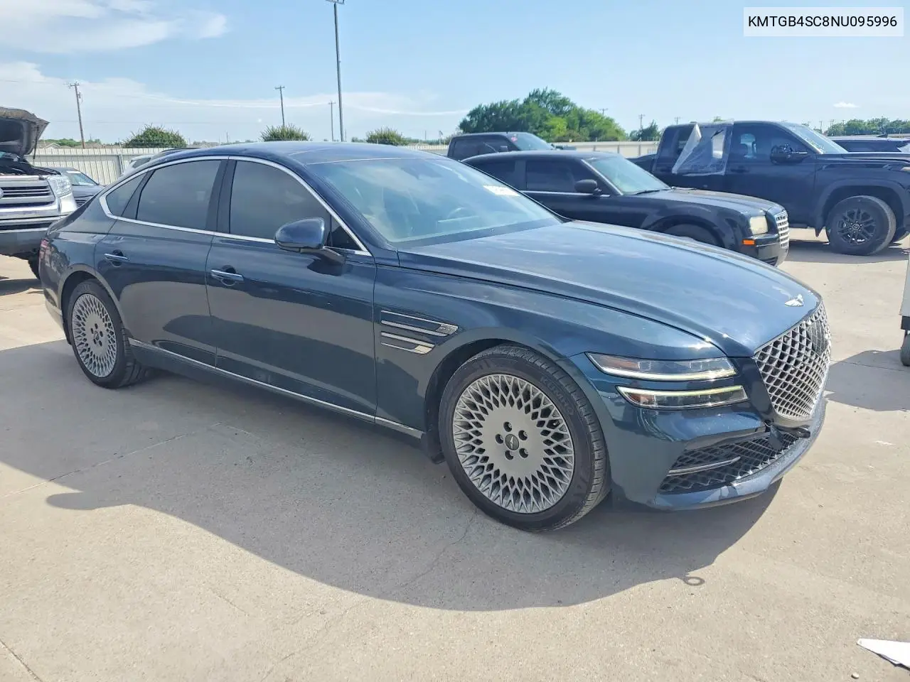 2022 Genesis G80 2.5T VIN: KMTGB4SC8NU095996 Lot: 54544616