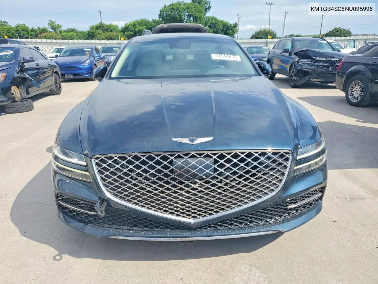 2022 Genesis G80 2.5T VIN: KMTGB4SC8NU095996 Lot: 54544616