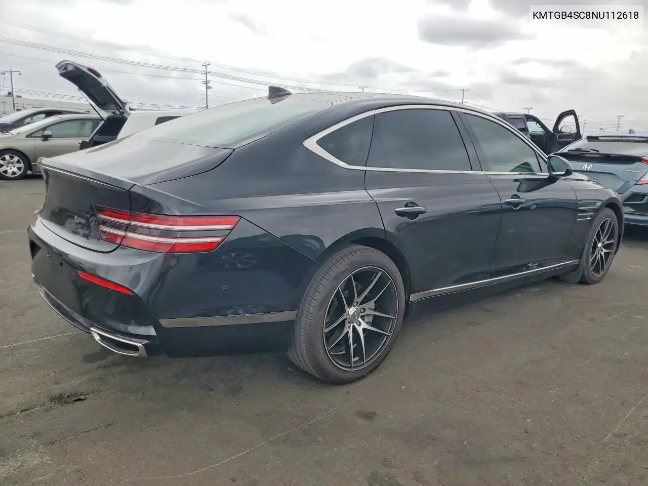 2022 Genesis G80 2.5T VIN: KMTGB4SC8NU112618 Lot: 59666626
