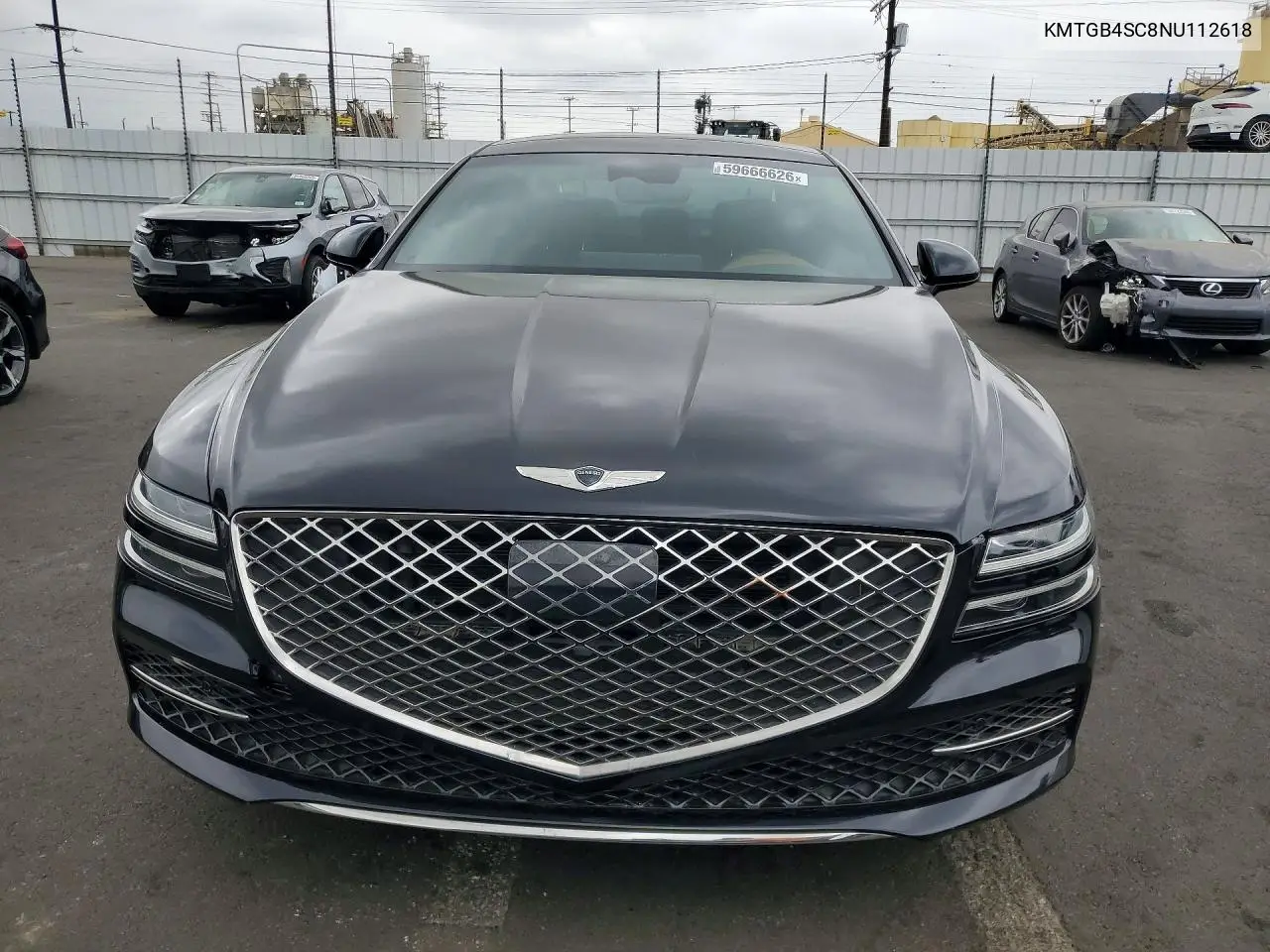 2022 Genesis G80 2.5T VIN: KMTGB4SC8NU112618 Lot: 59666626
