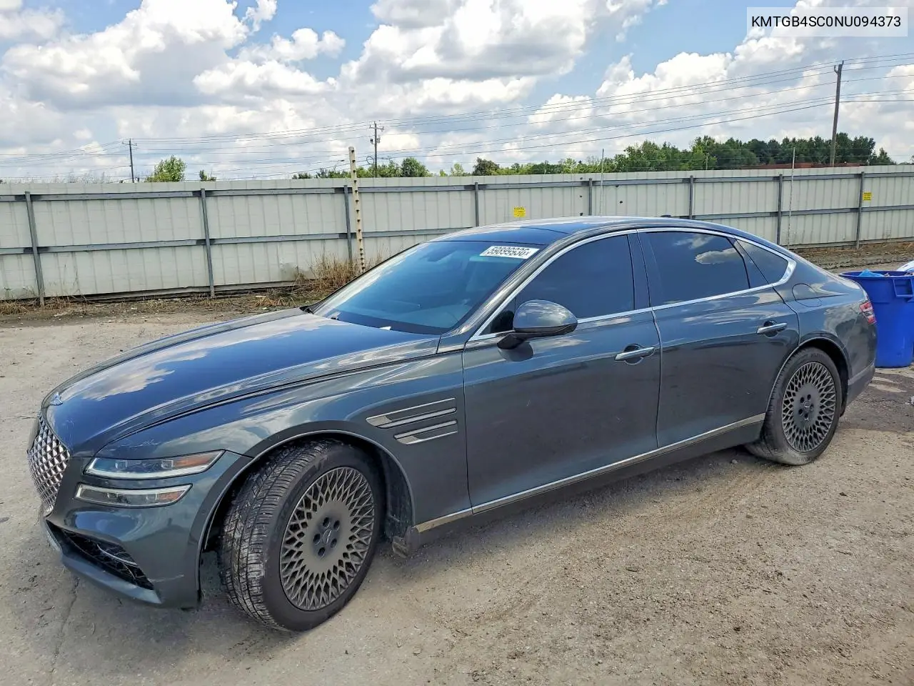 2022 Genesis G80 2.5T VIN: KMTGB4SC0NU094373 Lot: 59899936