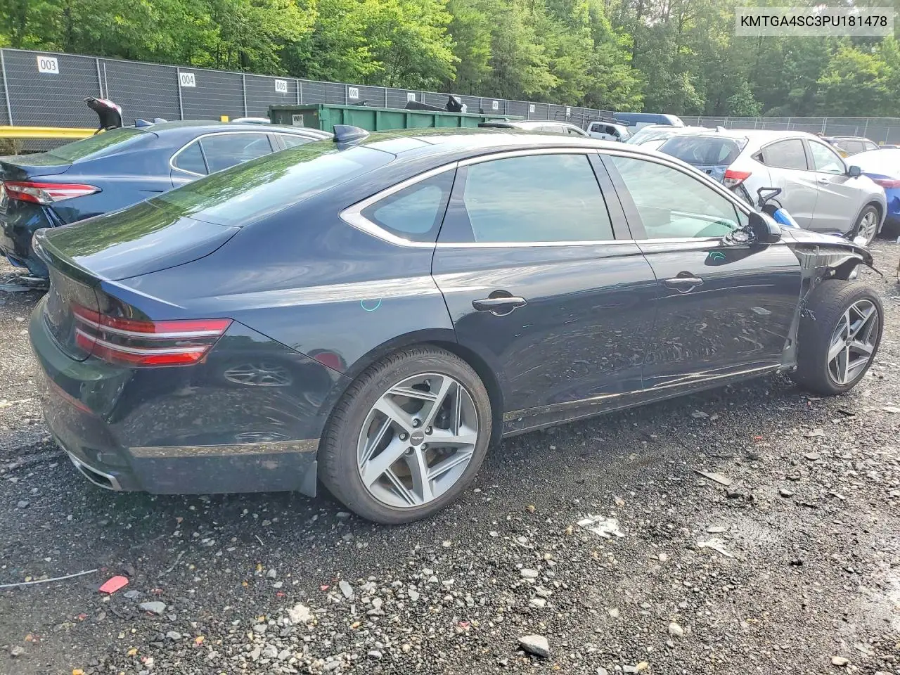 2023 Genesis G80 Sport Prestige VIN: KMTGA4SC3PU181478 Lot: 56230066