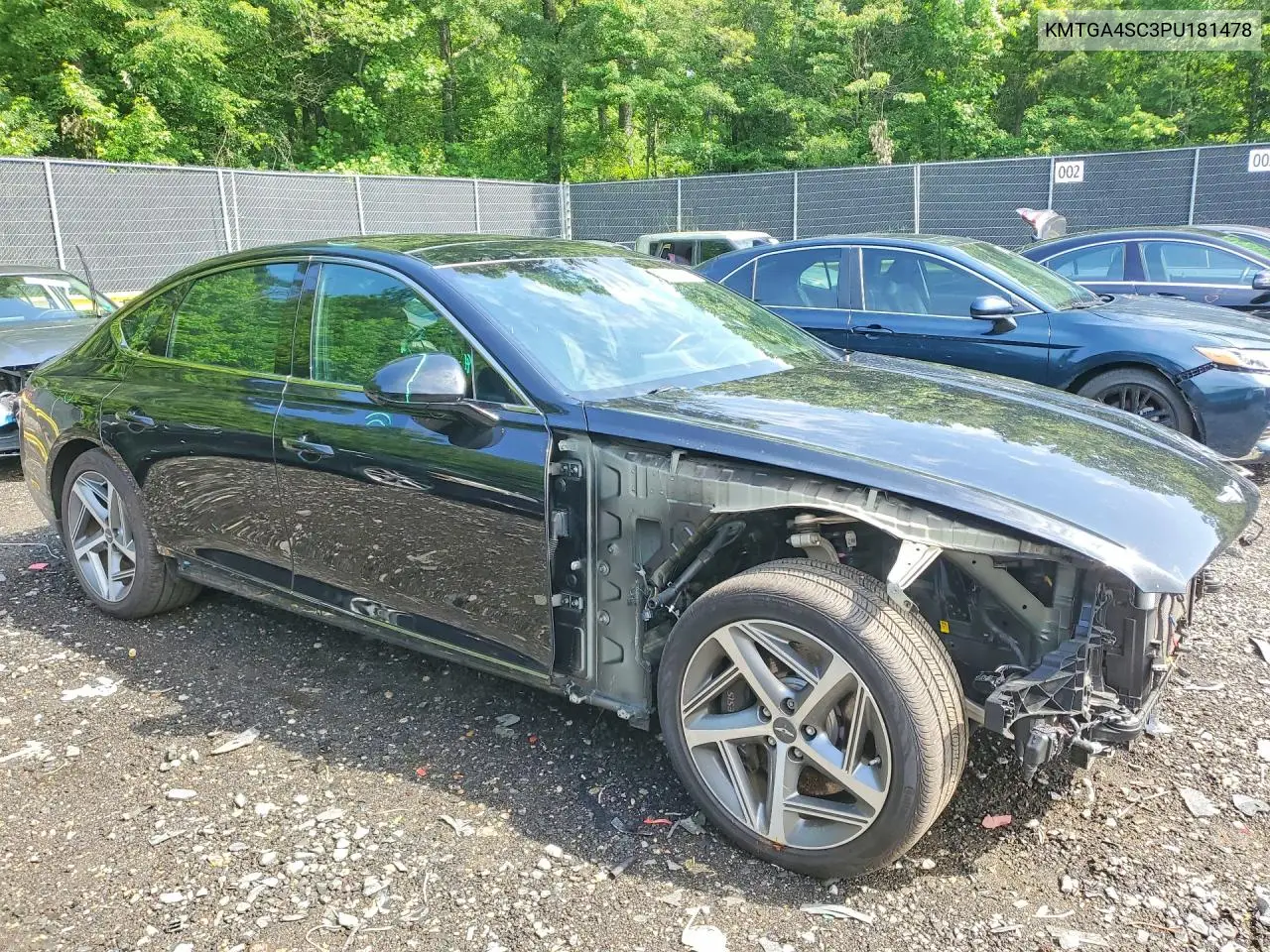 2023 Genesis G80 Sport Prestige VIN: KMTGA4SC3PU181478 Lot: 56230066