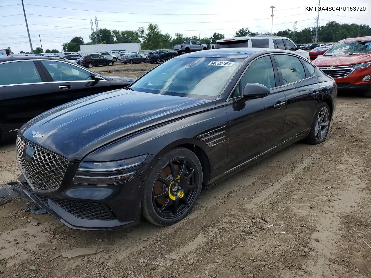 2023 Genesis G80 Sport Prestige VIN: KMTGA4SC4PU163720 Lot: 60322496