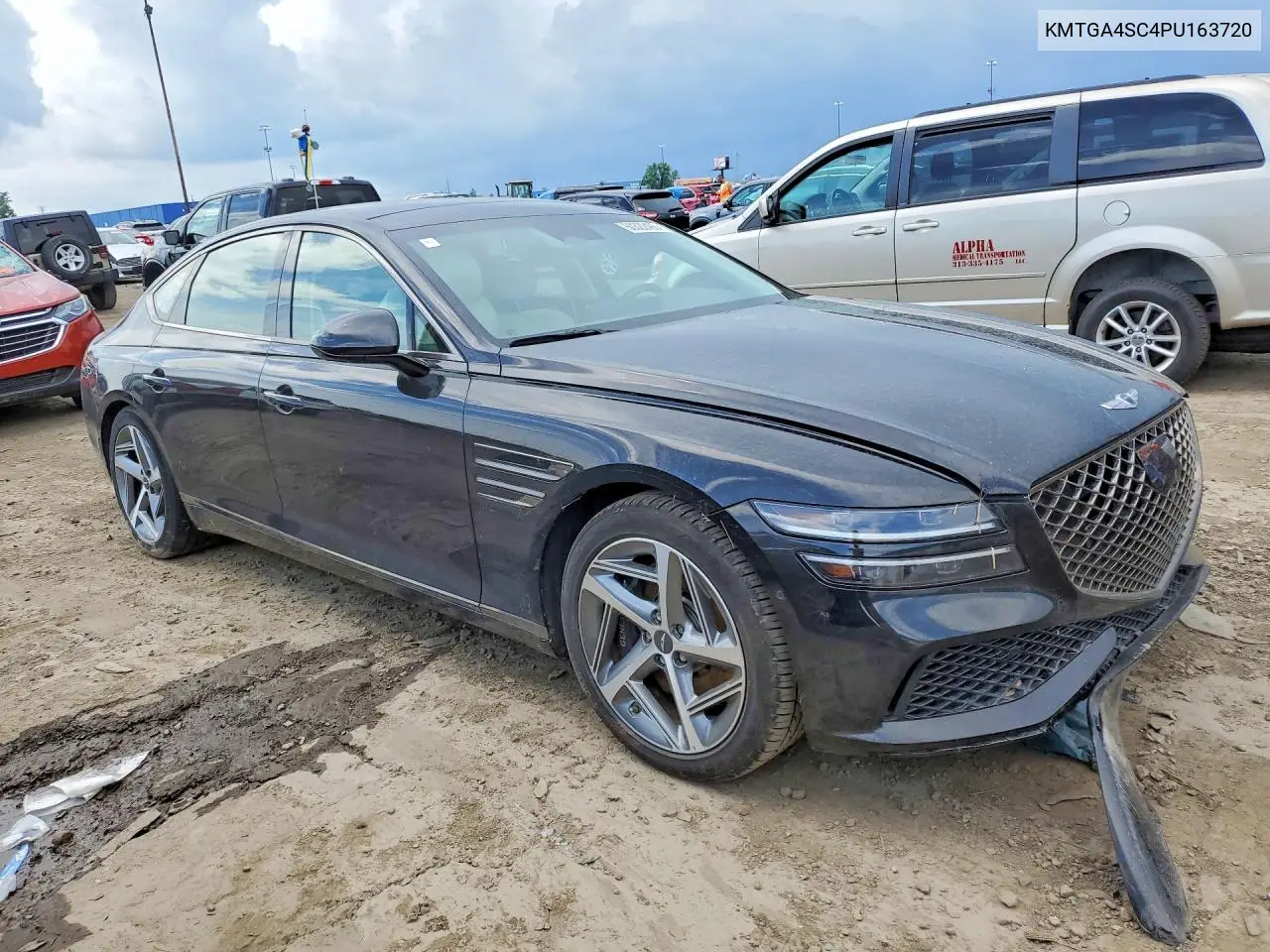 2023 Genesis G80 Sport Prestige VIN: KMTGA4SC4PU163720 Lot: 60322496