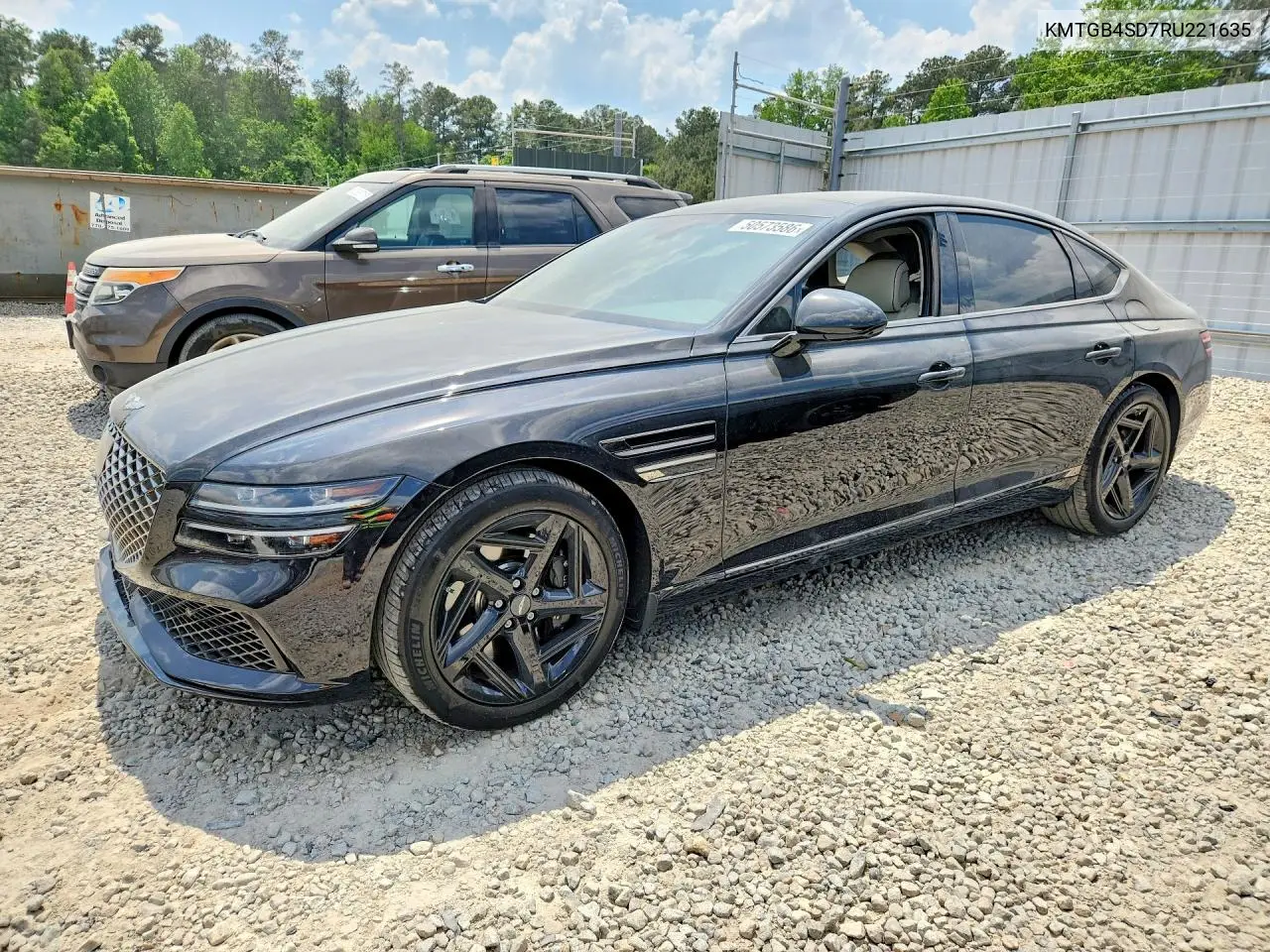 2024 Genesis G80 3.5T Sport VIN: KMTGB4SD7RU221635 Lot: 50573586