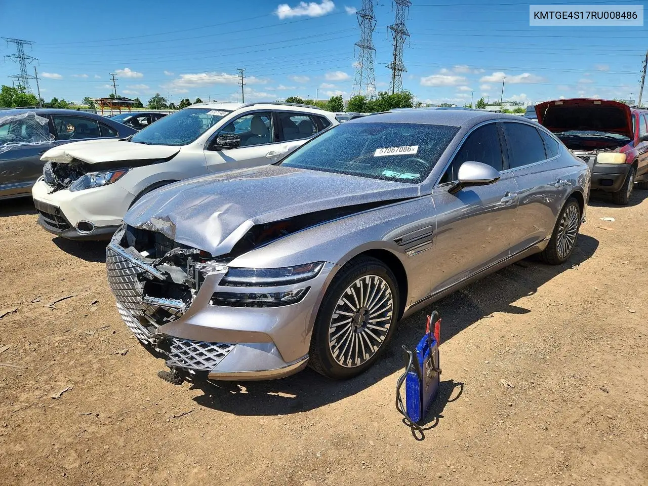2024 Genesis Electrified G80 Advanced VIN: KMTGE4S17RU008486 Lot: 57067086