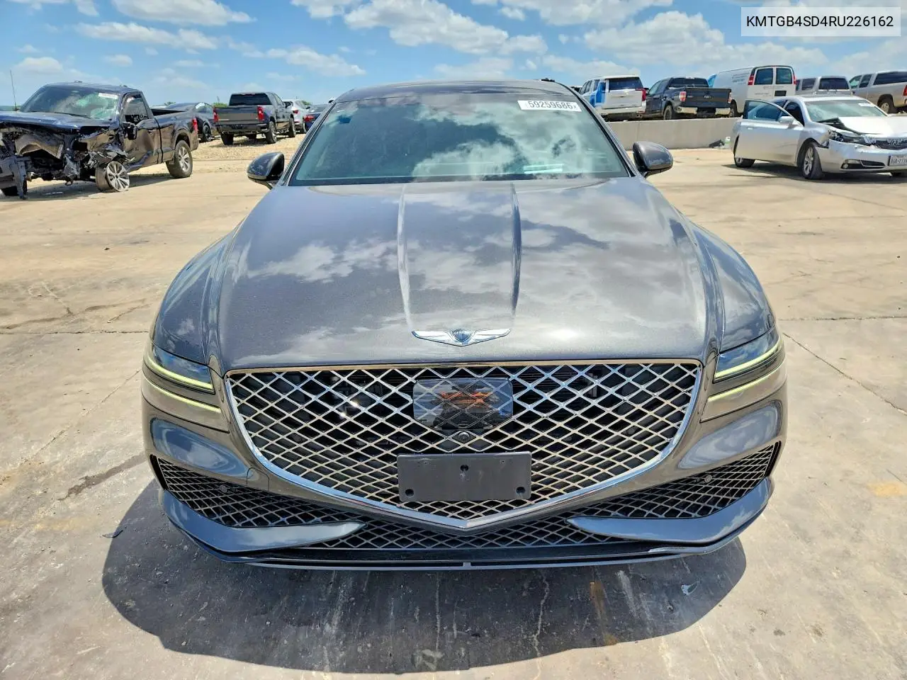 2024 Genesis G80 3.5T Sport VIN: KMTGB4SD4RU226162 Lot: 59259686