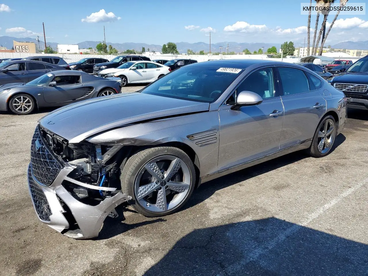 2025 Genesis G80 3.5T Sport Prestige VIN: KMTGG4SD5SU259615 Lot: 49821926