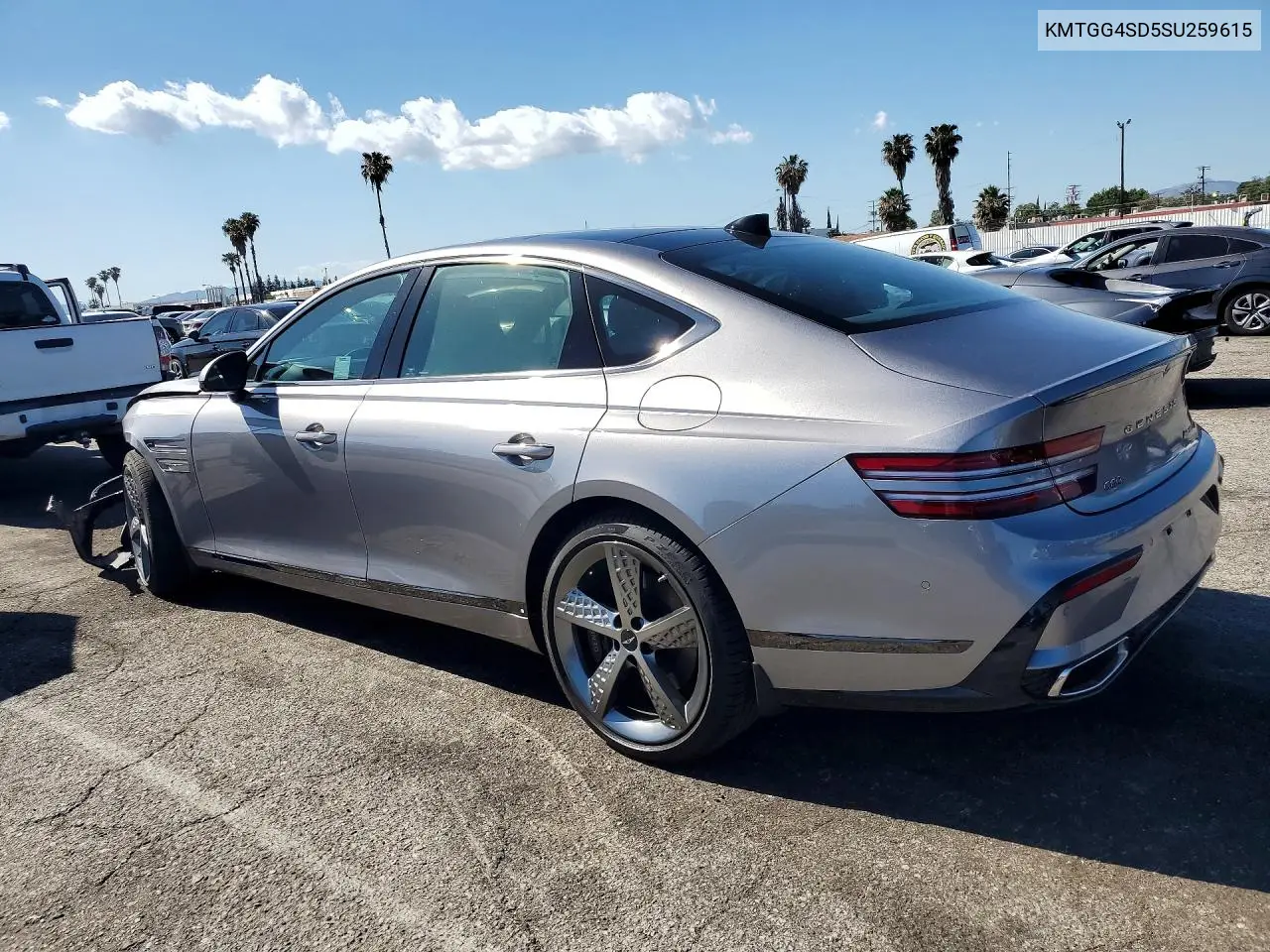2025 Genesis G80 3.5T Sport Prestige VIN: KMTGG4SD5SU259615 Lot: 49821926