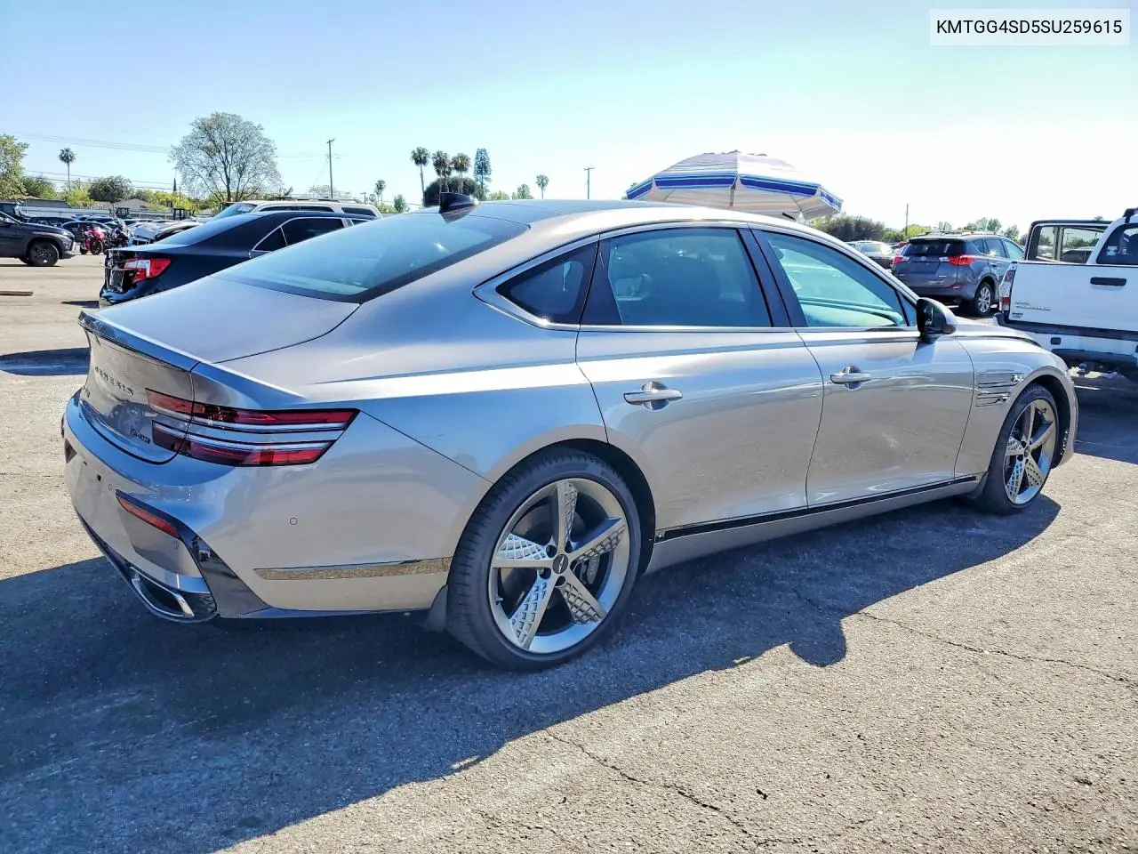 2025 Genesis G80 3.5T Sport Prestige VIN: KMTGG4SD5SU259615 Lot: 49821926