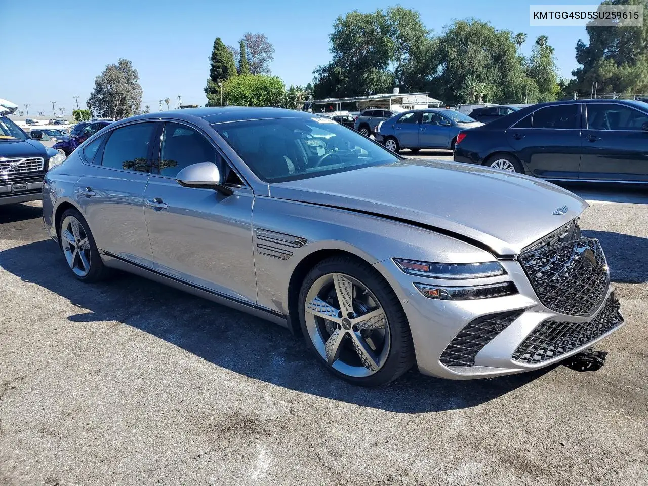 2025 Genesis G80 3.5T Sport Prestige VIN: KMTGG4SD5SU259615 Lot: 49821926