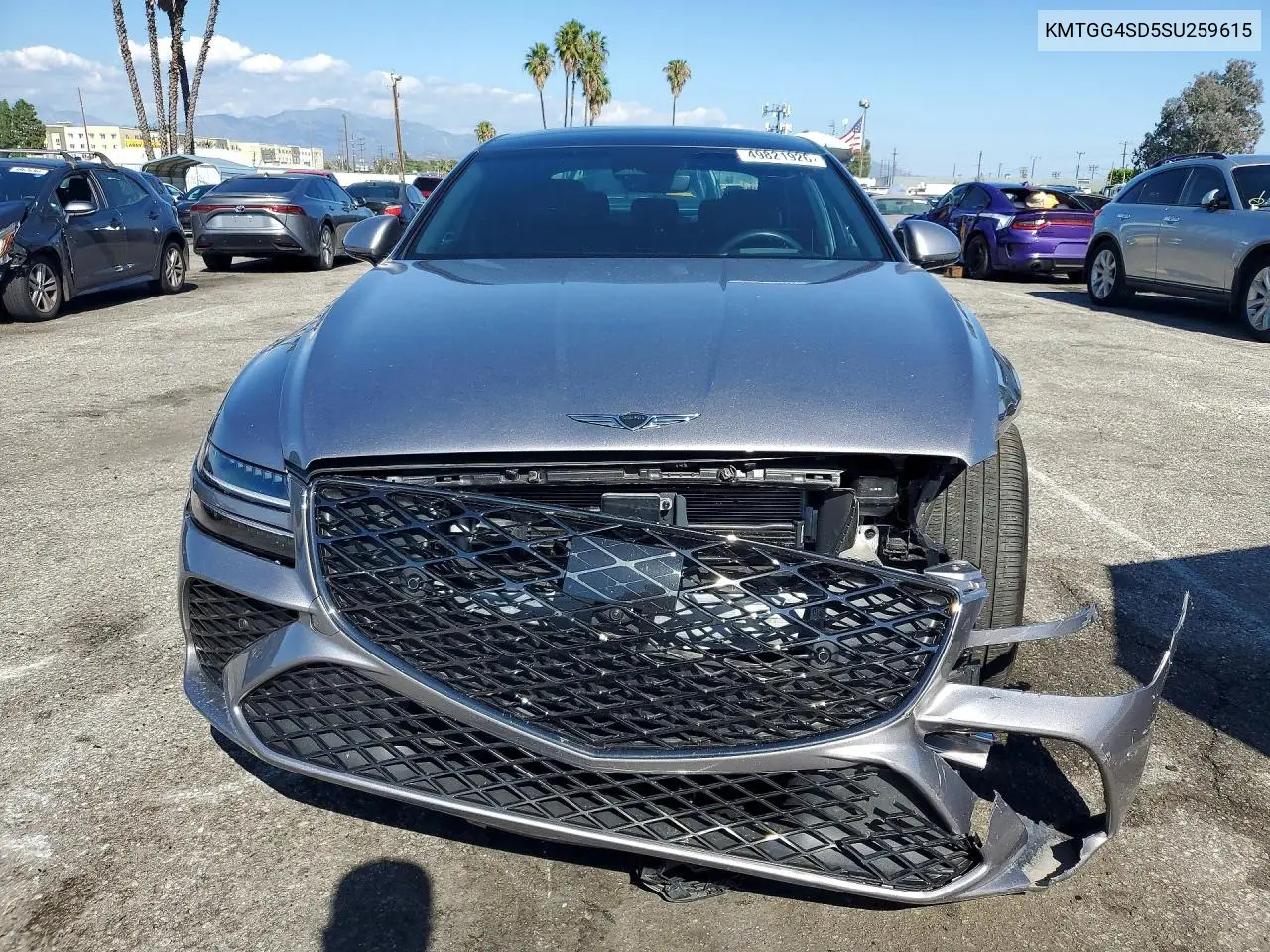 2025 Genesis G80 3.5T Sport Prestige VIN: KMTGG4SD5SU259615 Lot: 49821926