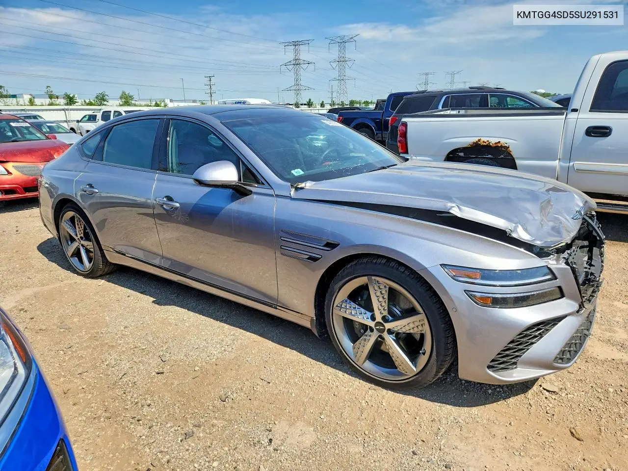 2025 Genesis G80 Sport Prestige VIN: KMTGG4SD5SU291531 Lot: 54693606