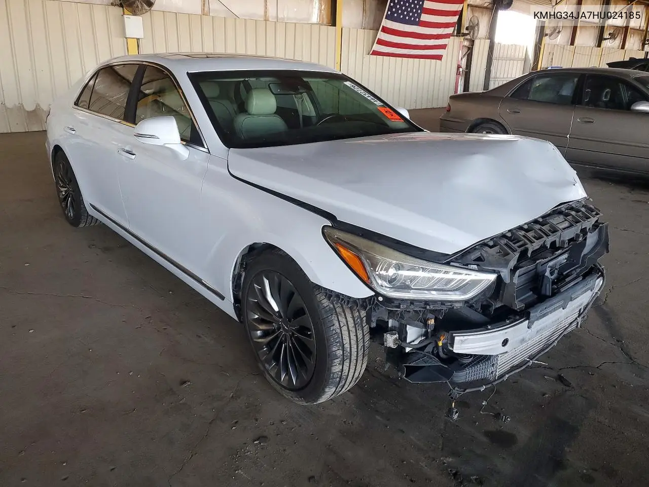 2017 Genesis G90 3.3T Premium VIN: KMHG34JA7HU024185 Lot: 46432726