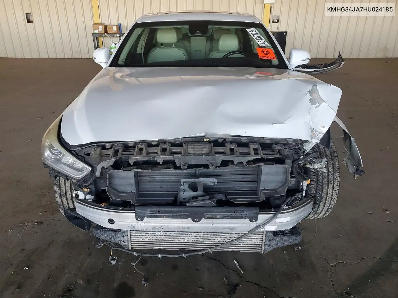 2017 Genesis G90 3.3T Premium VIN: KMHG34JA7HU024185 Lot: 46432726