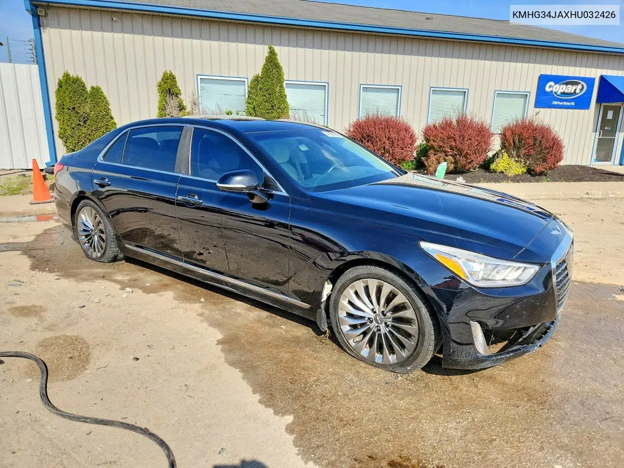 2017 Genesis G90 3.3T Premium VIN: KMHG34JAXHU032426 Lot: 47997566