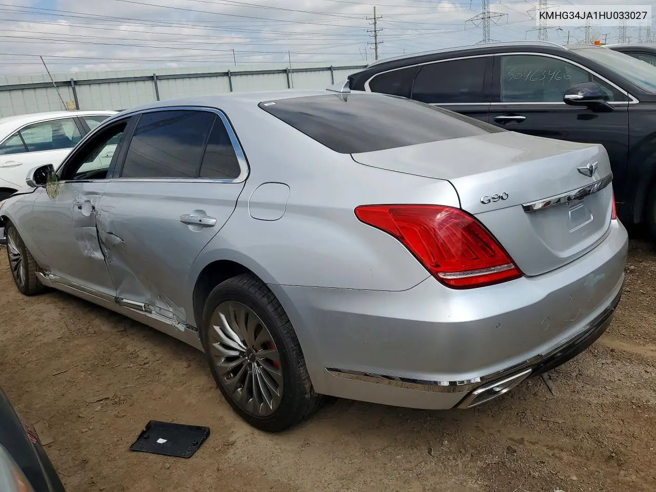 2017 Genesis G90 Premium VIN: KMHG34JA1HU033027 Lot: 50152646