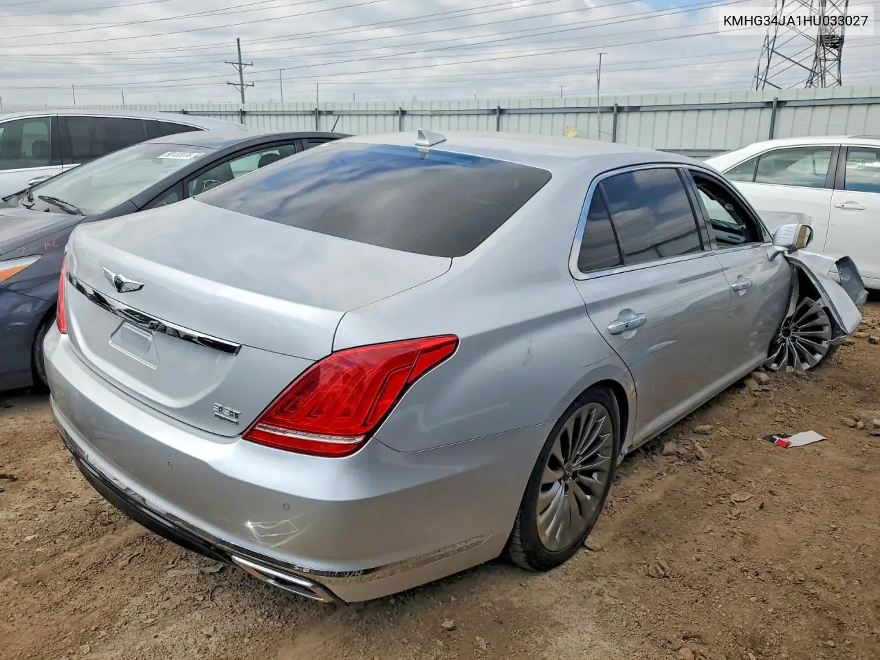 2017 Genesis G90 Premium VIN: KMHG34JA1HU033027 Lot: 50152646