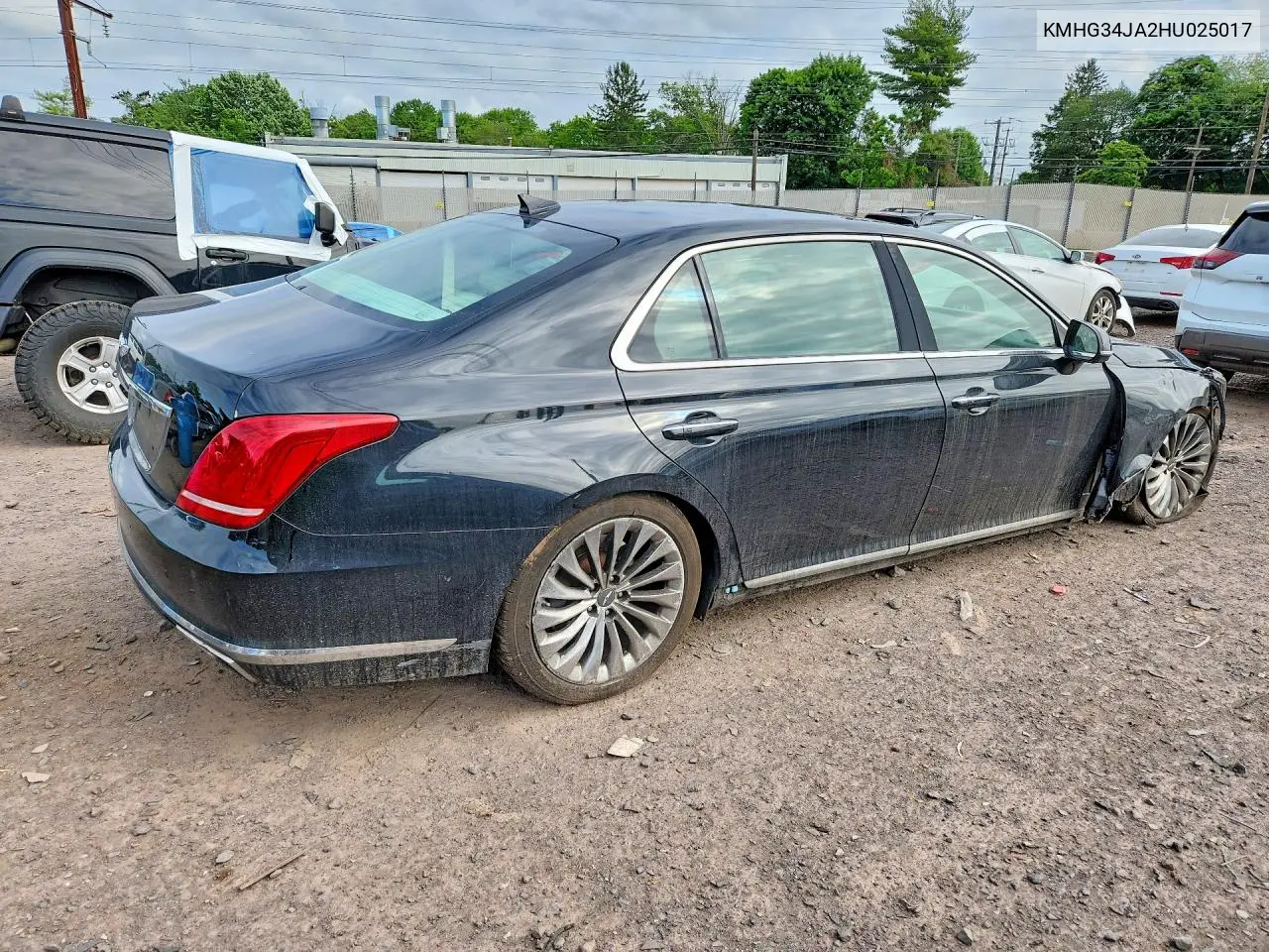 2017 Genesis G90 Premium VIN: KMHG34JA2HU025017 Lot: 56410026