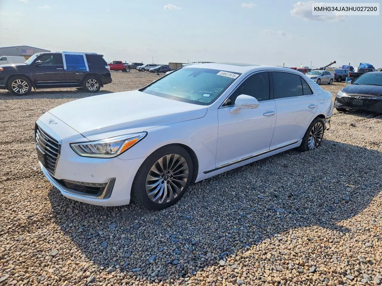 2017 Genesis G90 Premium VIN: KMHG34JA3HU027200 Lot: 59607976