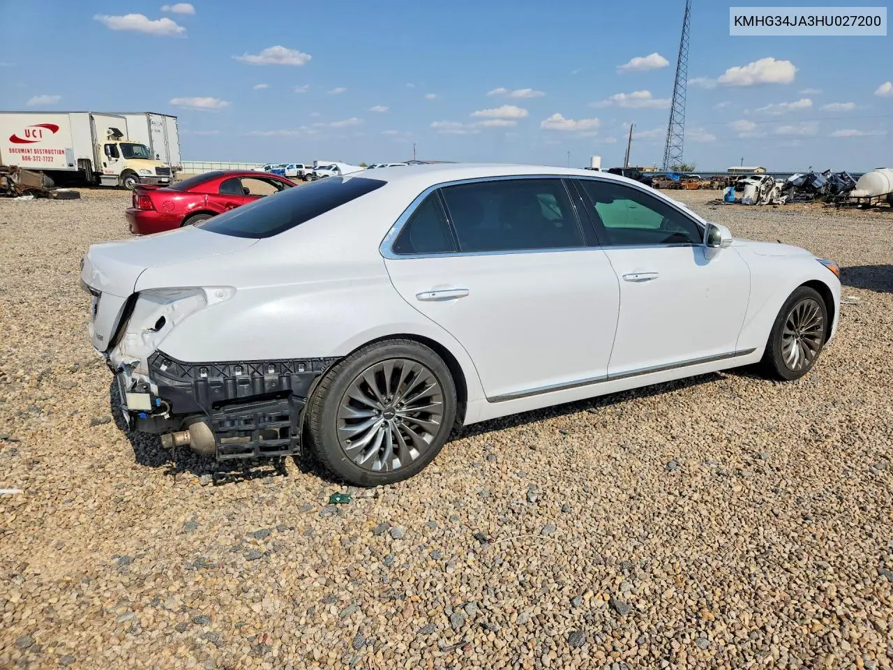 2017 Genesis G90 Premium VIN: KMHG34JA3HU027200 Lot: 59607976