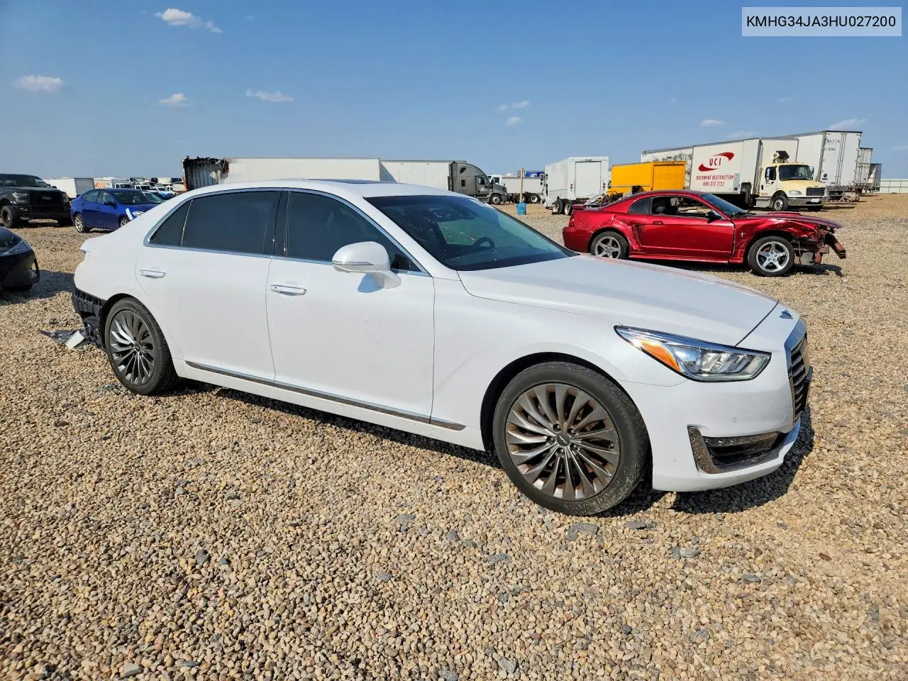 2017 Genesis G90 Premium VIN: KMHG34JA3HU027200 Lot: 59607976