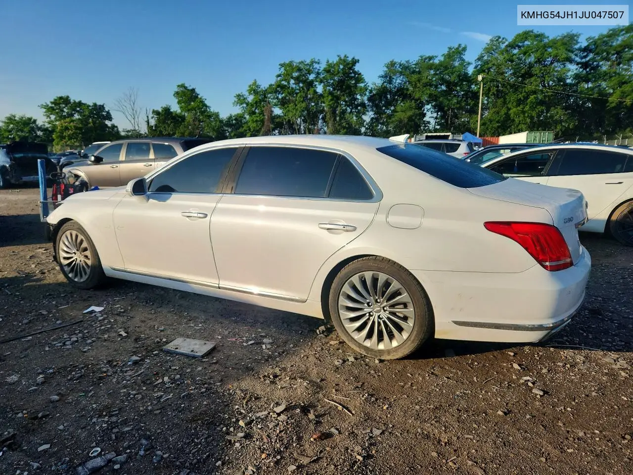 2018 Genesis G90 Ultimate VIN: KMHG54JH1JU047507 Lot: 55893866