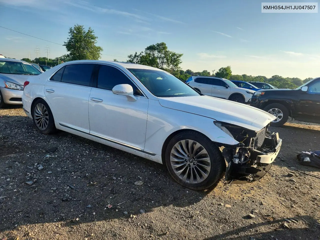 2018 Genesis G90 Ultimate VIN: KMHG54JH1JU047507 Lot: 55893866