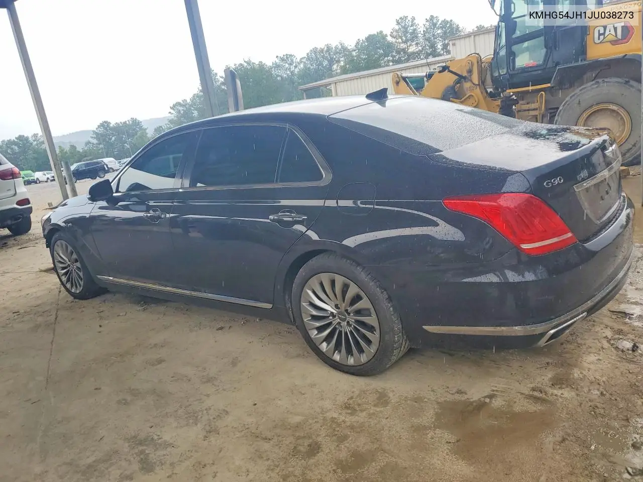 2018 Genesis G90 Ultimate VIN: KMHG54JH1JU038273 Lot: 55979306
