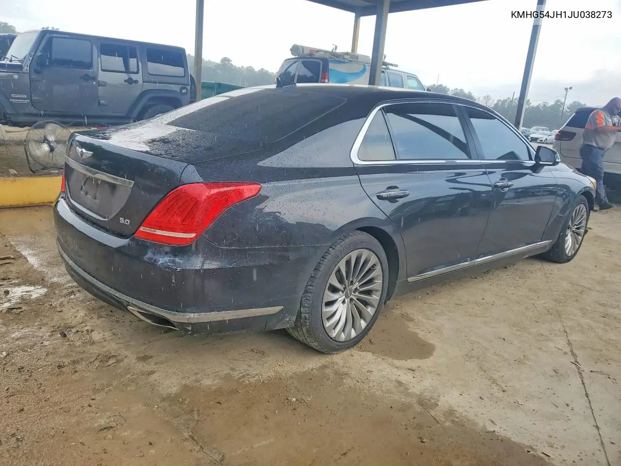2018 Genesis G90 Ultimate VIN: KMHG54JH1JU038273 Lot: 55979306